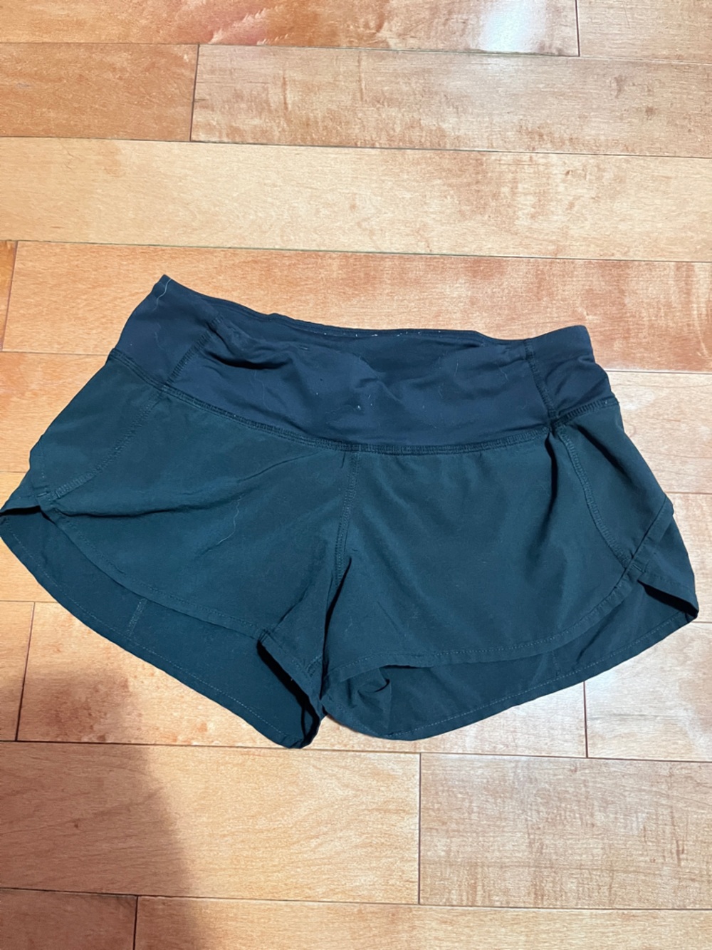 lululemon athletica Black Athletic Running Shorts